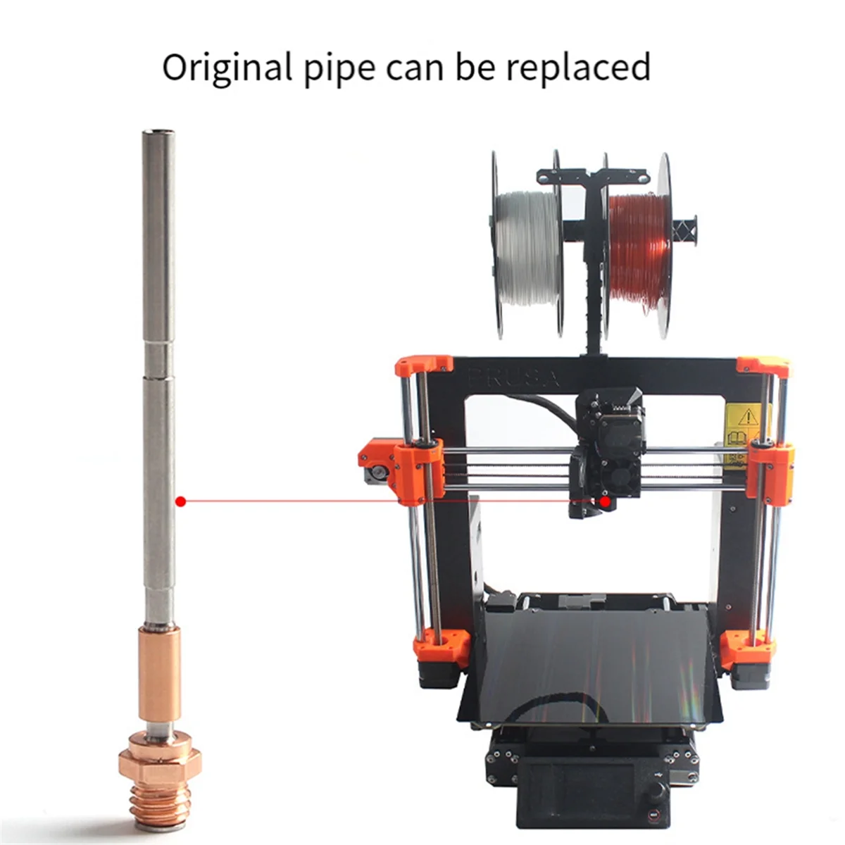 Pièce d'imprimante 3D en alliage de cuivre et de titane pour Prusa MK4, kit de gorge Hotend, accessoires