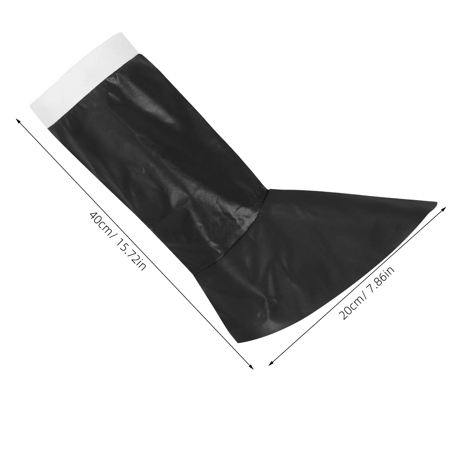 Abdeckungen Kniehohe Pu Outfits Kostüm Schuh Abdeckung Für Bühne Cosplay Weihnachten Weihnachten Stiefel Kostüm Requisiten