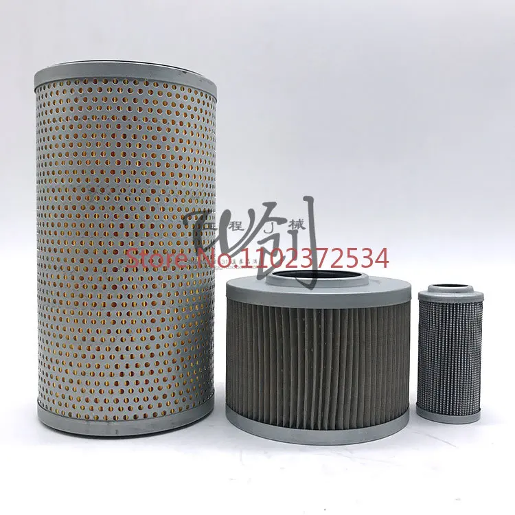 Excavator 55/60B engine oil  hydraulic oil pilot oil water air filter element excavator accessories