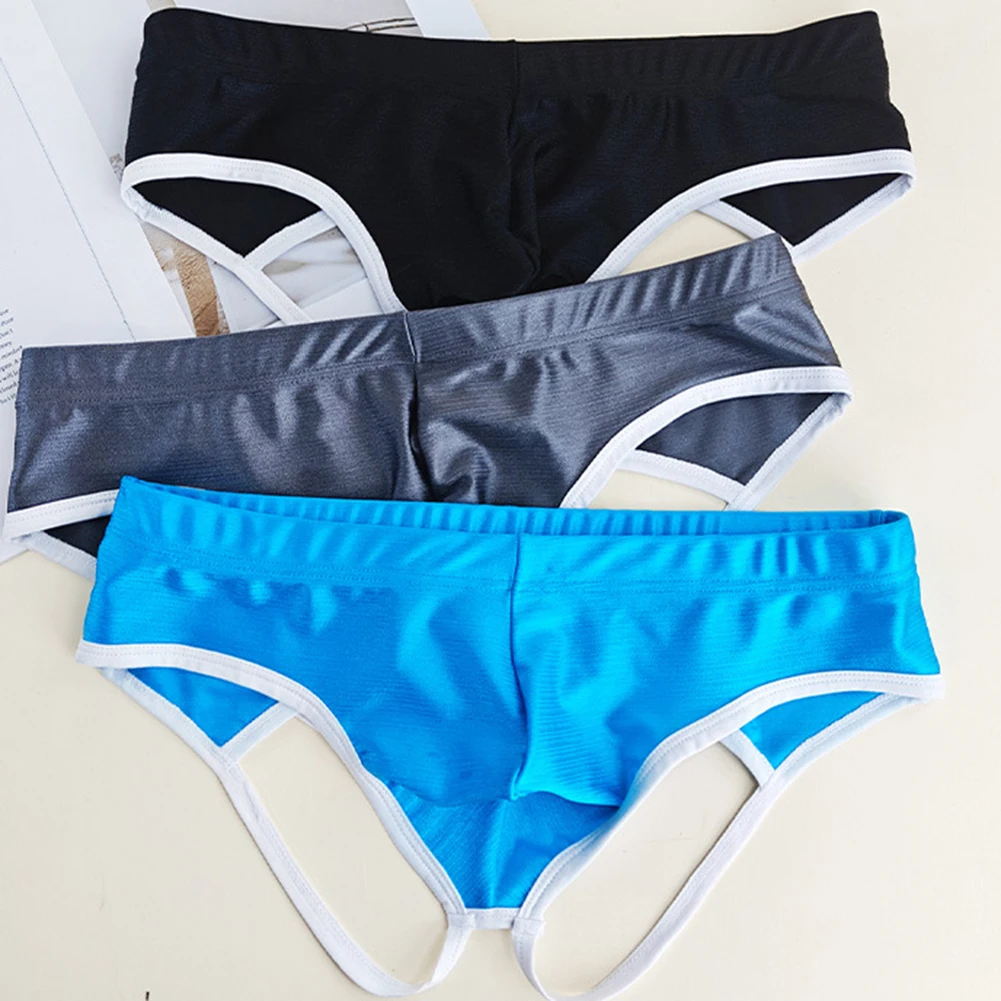 

2025 Men Sexy Pouch Lingerie Breathable Underpants Sexy Tоy Mens Underwear Comfortable Penises Bag Elastic Briefs Men's Panties