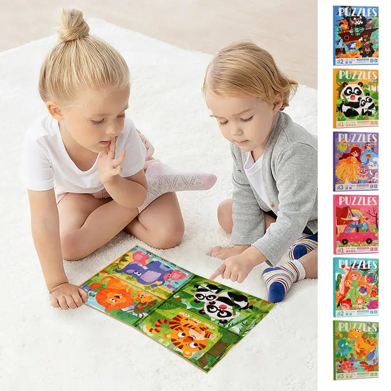 

Kids Magnetic Puzzles Book Magnetic Jigsaw Game For Girls Funny Preschool Learning Travel Puzzles For Boys Girls Kids