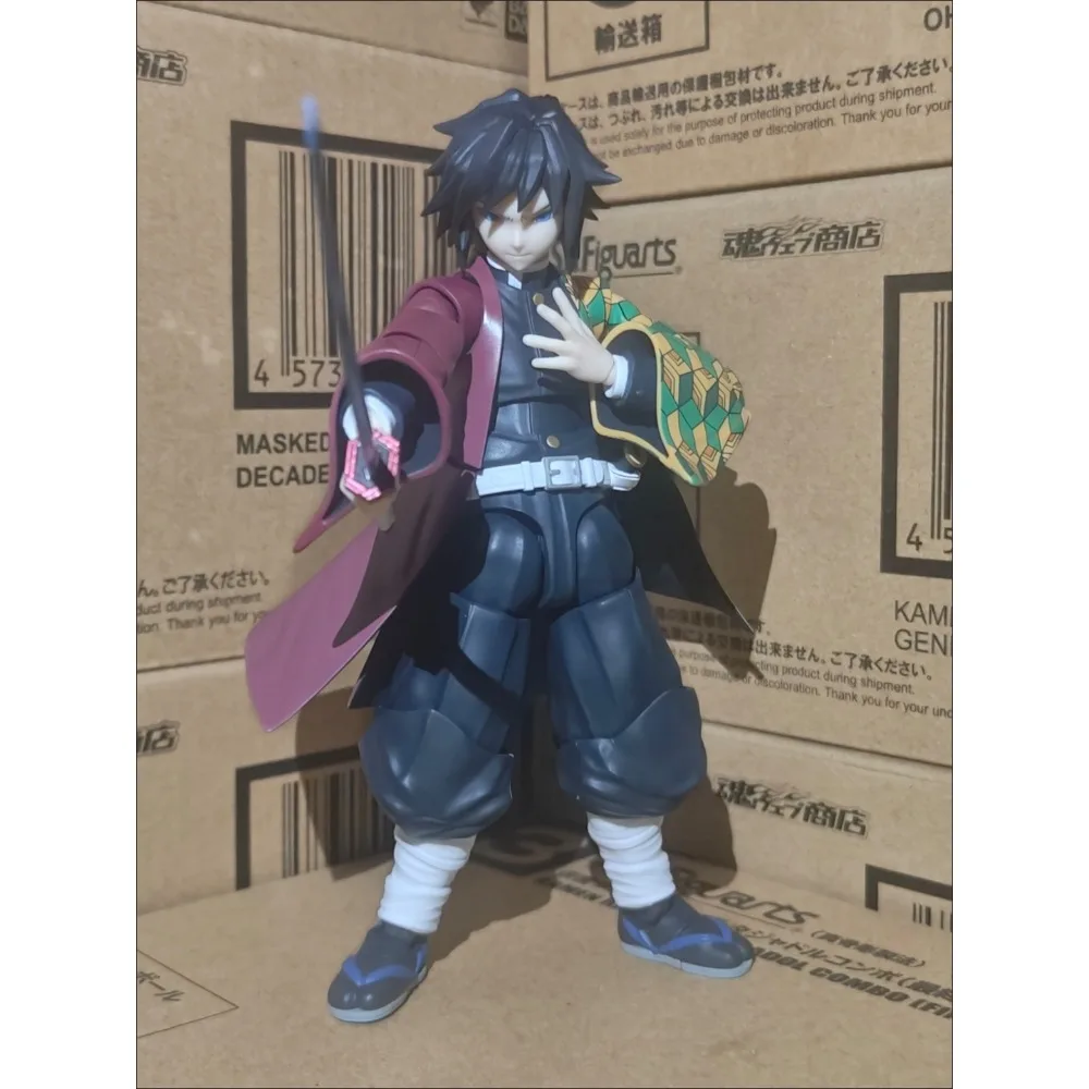 

Bandai S.H.Figuarts SHF Demon Slayer Kimetsu no Yaiba Giyu TomiokaAnime Action Figures Model Toys Collection Doll Gifts In Stock