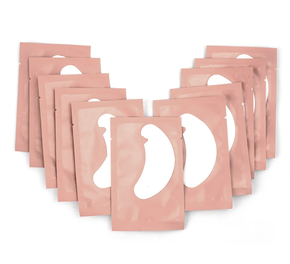 100 Paar Wimpernverlängerungs-Aufkleber Hydrogel-Patches Sanfte und Nicht Reizende Wimpernverlängerungs-Zubehör Patches Make-up-Tool – Detail 8