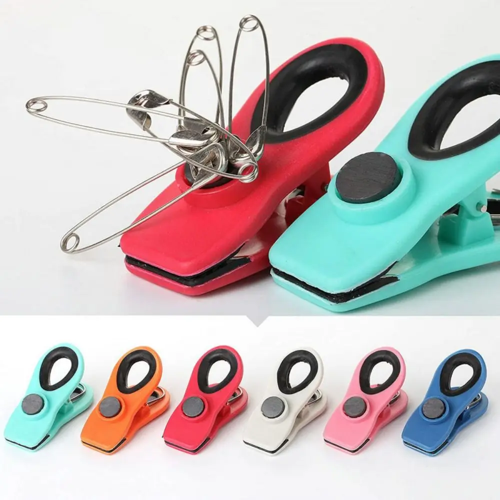 Moisture-proof Refrigerator Magnetic Clip Strong Magnet Non-slip Memo Note Magnet Clip Food Grade Food Sealing Clip Memo Note