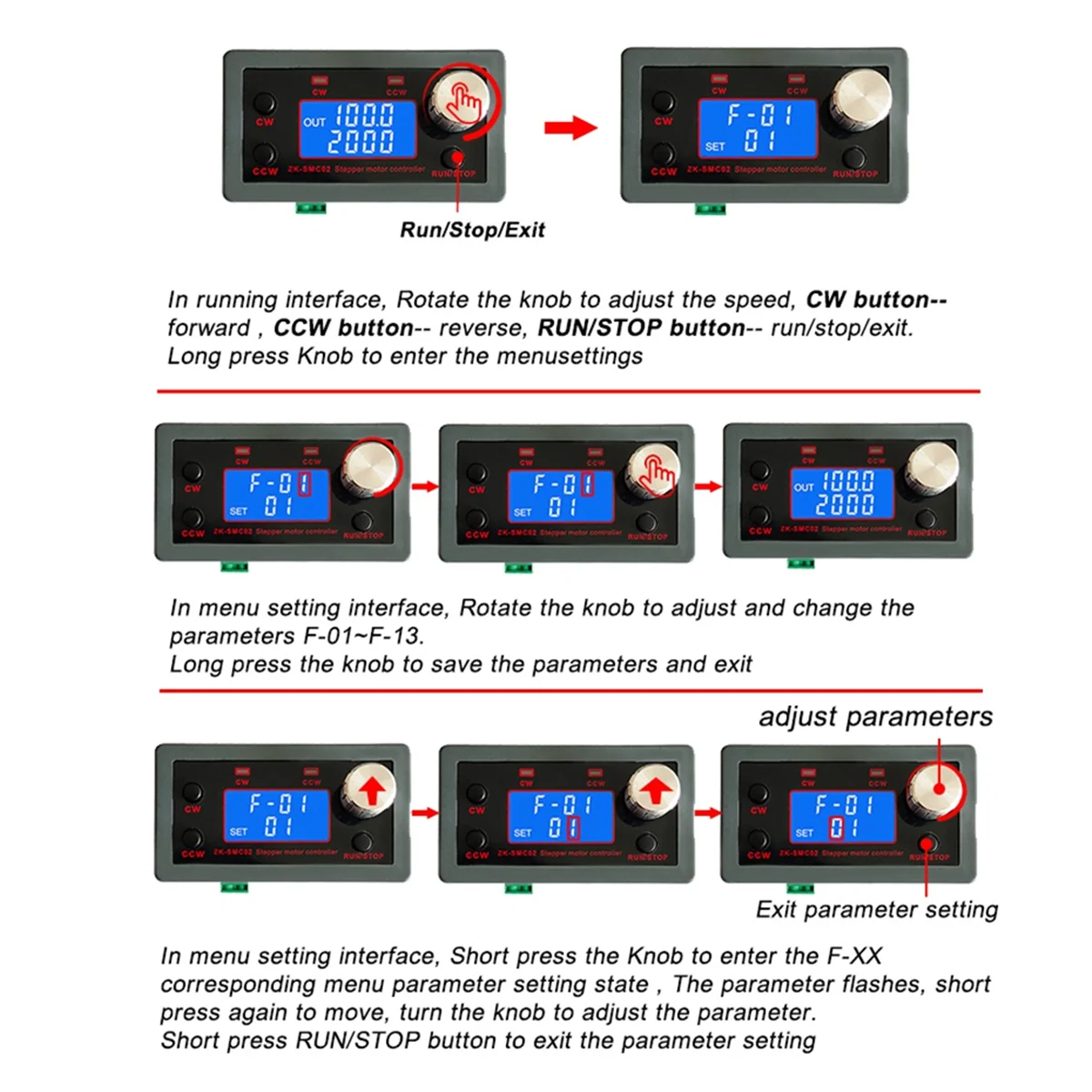 Smc02 Schrittmotor Vorwärts-und Rückwärts modul Steuer platine Impuls-/Geschwindigkeit regel modul/Geschwindigkeit anzeige Treiber paket