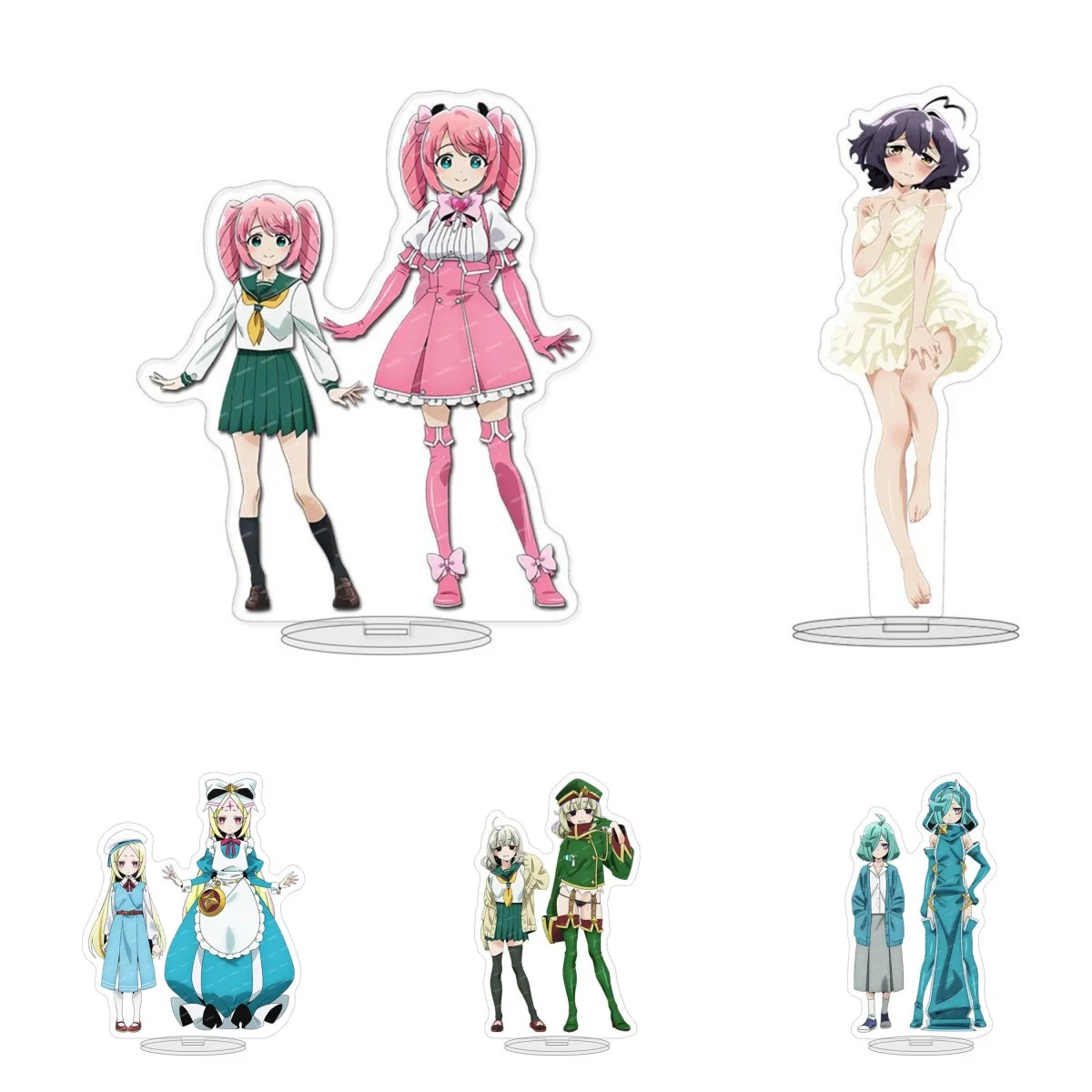 15cm Cute Anime Acrylic Stand Böse Araga Kiwi Morino Korisu Model Figures Cosplay Plate Standing Sign Fans Hiiragi Utena Gift