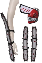 Denji Fantasia Wristlet Helmet Anime Chain Cosplay Saw Man Disguise Costume Acccessories Adult Fantasy Halloween Carnival Props