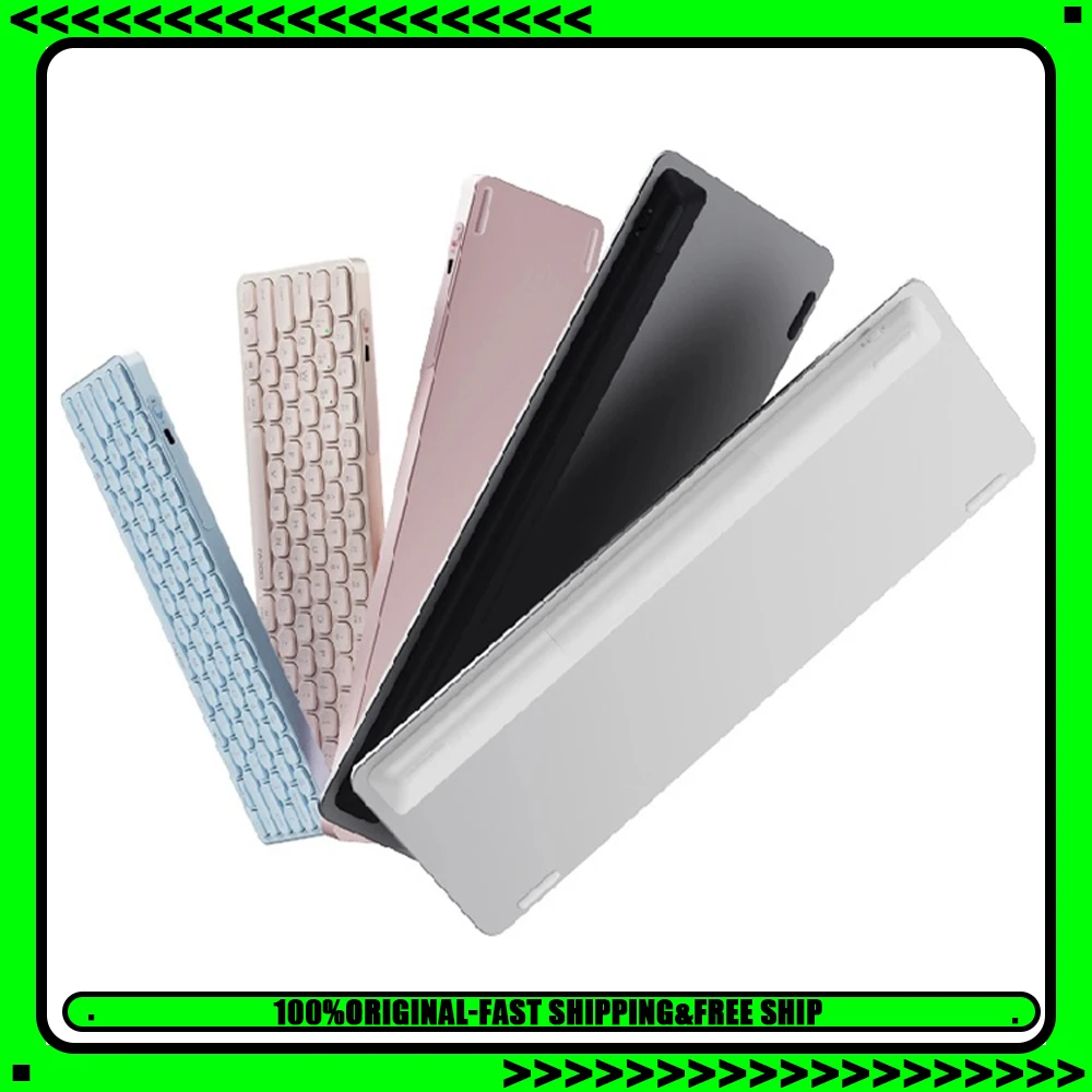 

Rapoo E9000G AI Wireless Keyboard 3.9mm² Reduce Power Consumption 500mAh Dual Mode Connection Office Keyboard For Pc Accessories