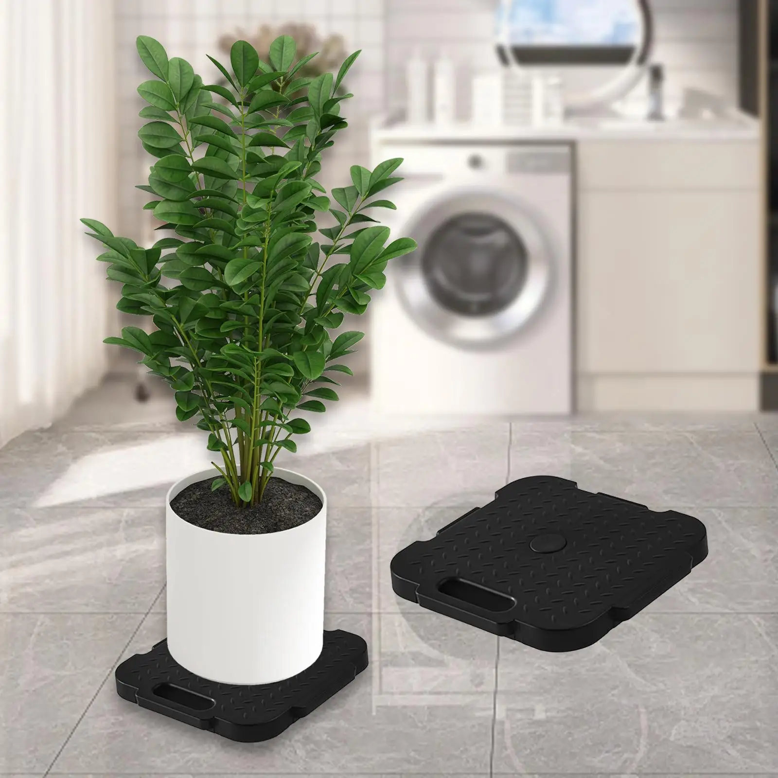 رافع دوللي متحرك غير قابل للانزلاق مع عجلات لسرير أجهزة الثلاجة