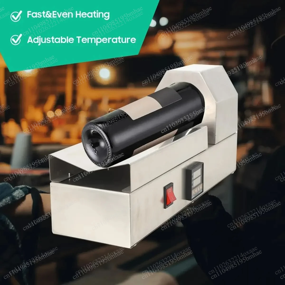 Wine Bottle Heat-Shrinking Cap Machine Bottle Cap Wrap Heat Shrinking Machine PVC Capsule Heat Shrinker Intelligent Temperature
