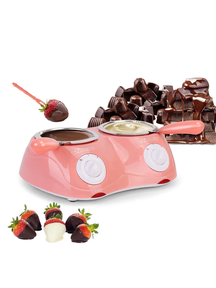 Aoresac Electric Melting Chocolate Pot with DIY Mold and Accessories/Non Stick for Candy Chocolate Milk Cheese Candy Home