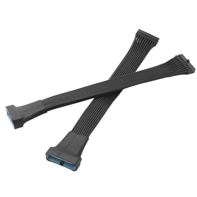 B44C Pequeno Mini USB 3.0 19/20 Pinos Cabo Adaptador de Cabeçalho de Extensão Interna Para Placa-mãe 4,7 Polegadas (Pacote de 10)