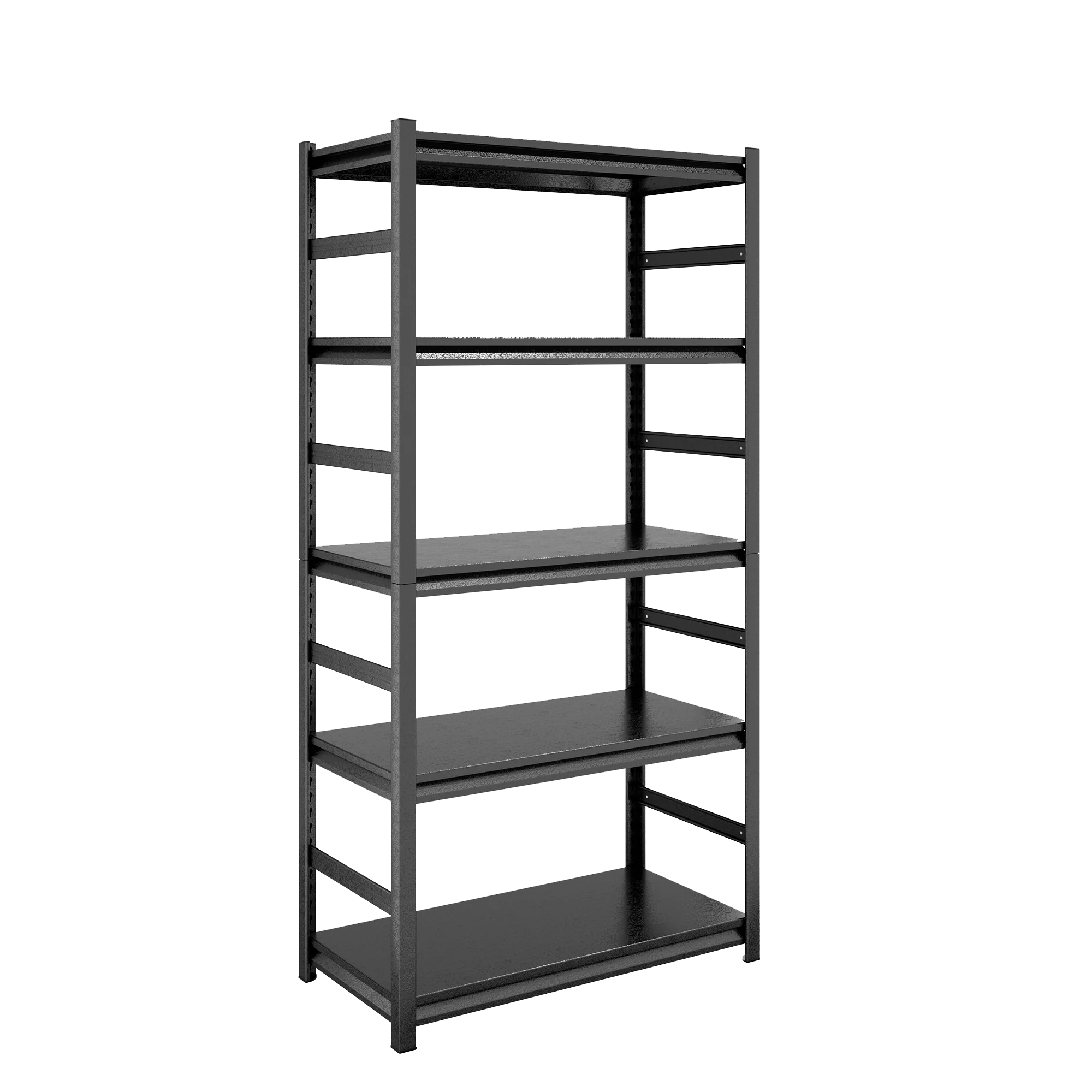 Adjustable Heavy Duty Metal Shelving - 5-Tier Storage Shelves, 2000LBS Load, Kitchen, Garage, Pantry H63 * W31.5 * D15.7