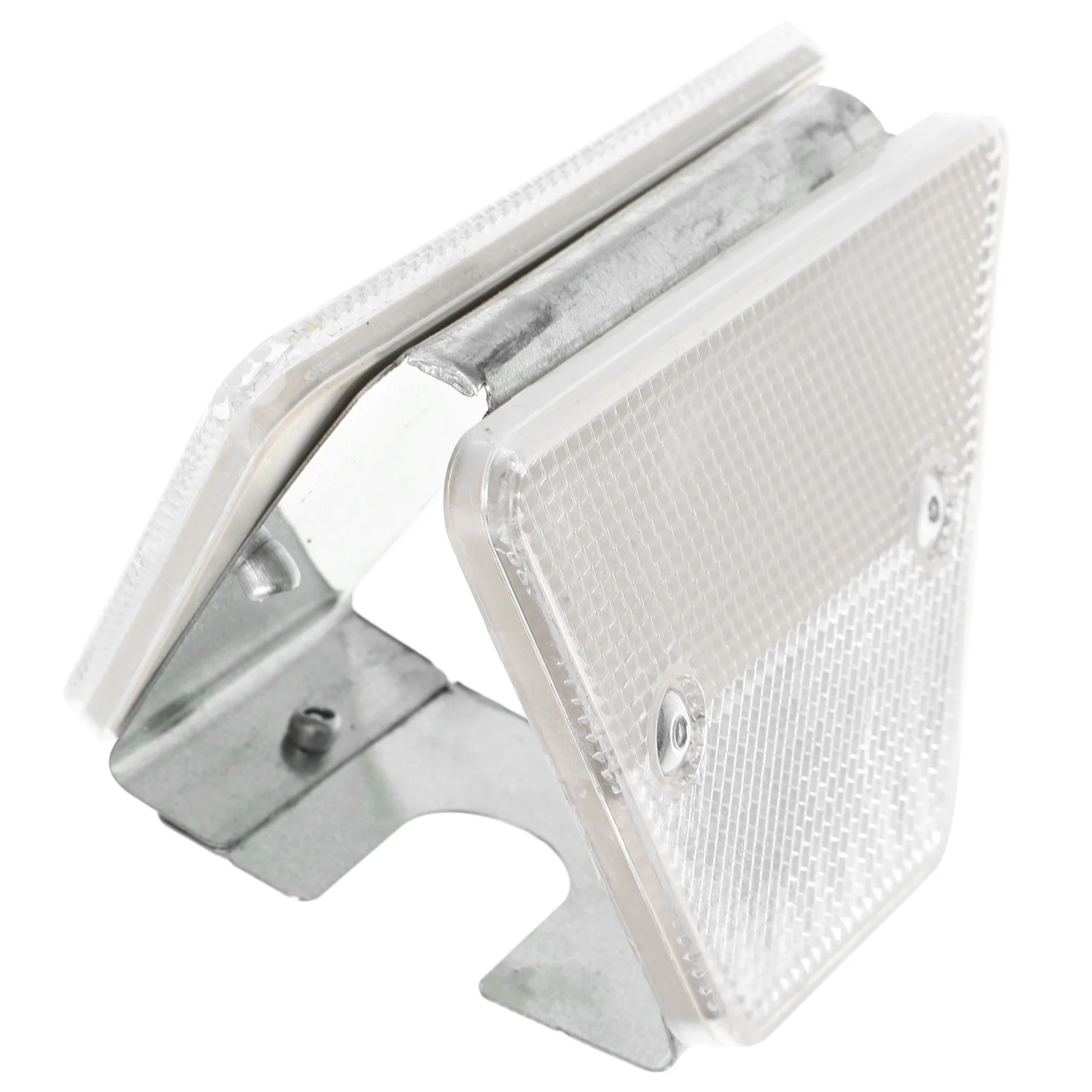 Trapezoidal Outline Driveway Reflectors for Entrance Attached Road Polycarbonate Plastic Reflective Delineators