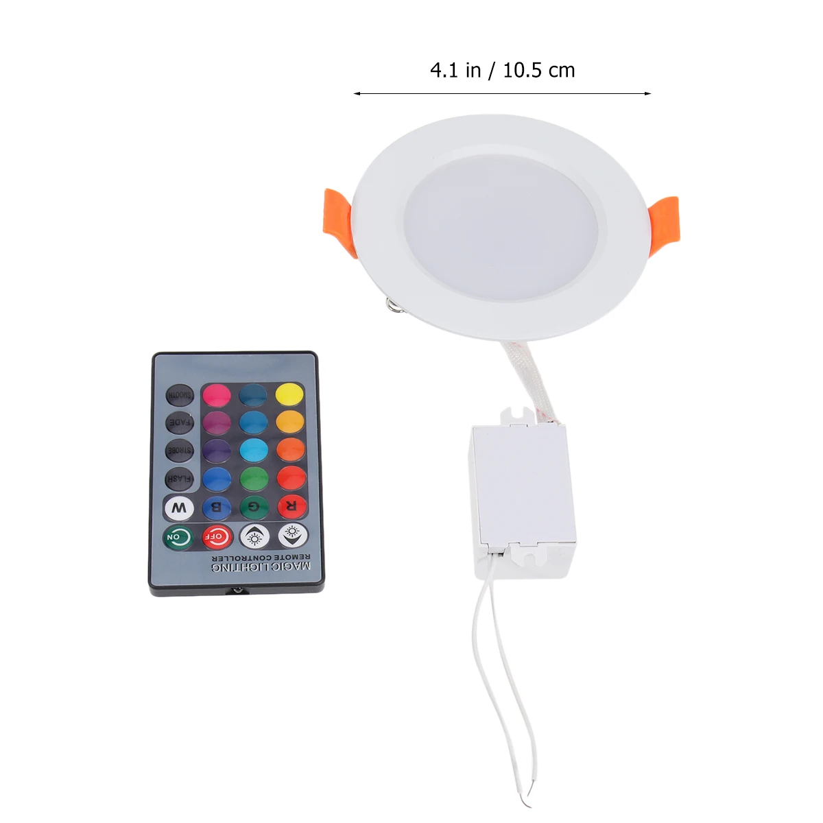 

Remote Control Downlight 3W RGB LED Lamp Indoor Spotlight Color Lights Ceiling Bright Low Power Aluminum Durability
