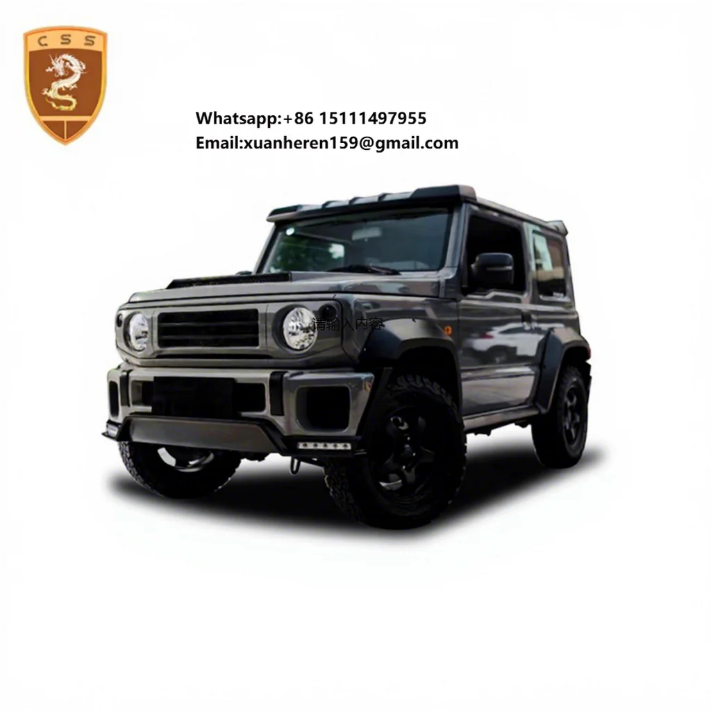 

Комплект обвесов для Suzuki Jimny: обновленный дизайн в стиле LB, капот из стекловолокна, передний бампер, расширители колесных арок