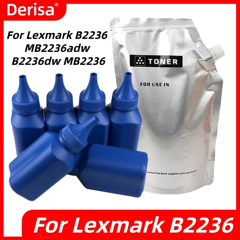 

80g/ 300g B2236 MB2236adw Compatible for Lexmark B2236dw Black Toner Powder MB2236 Universal Printer Laser Toner