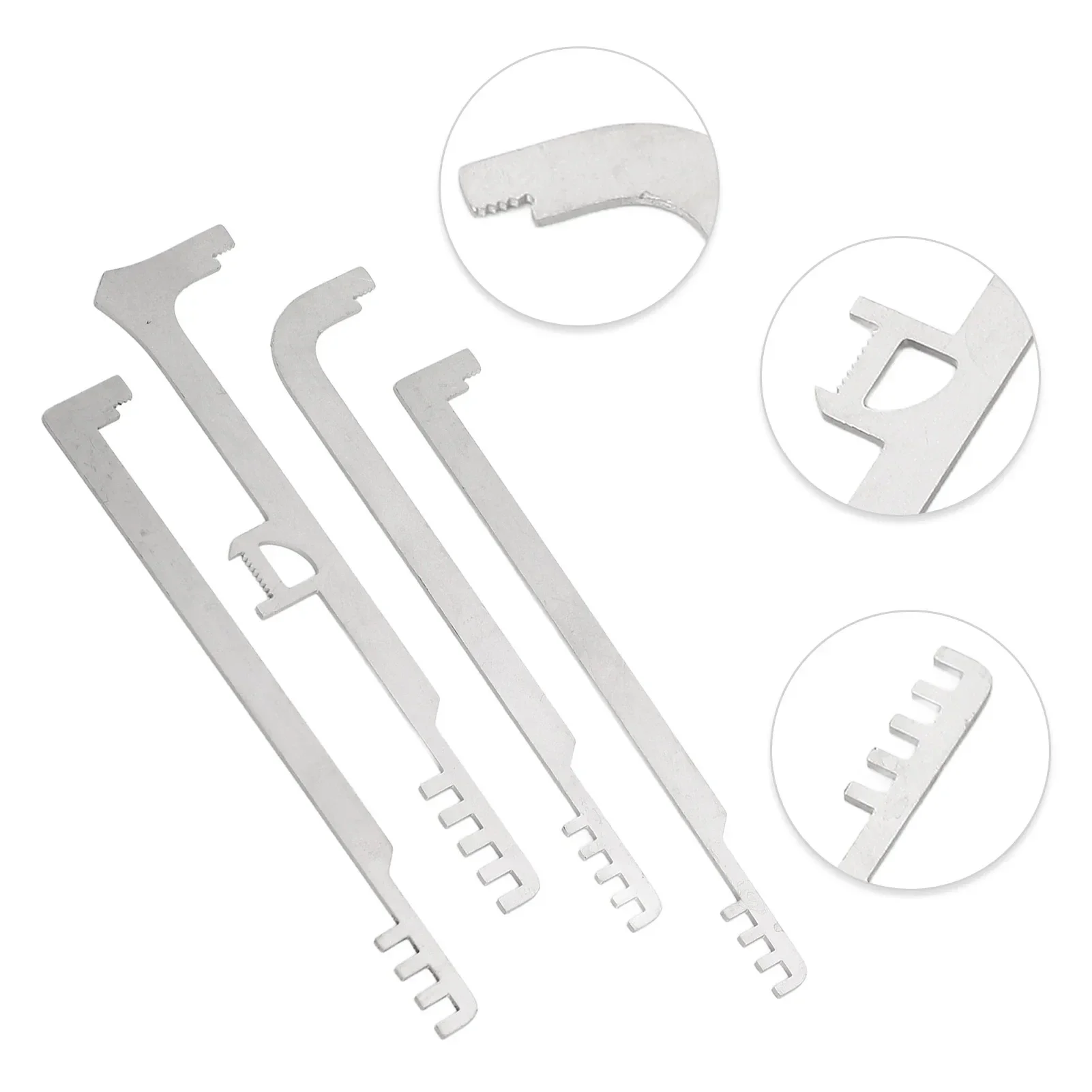 Imagem -04 - Pente de para Reparo Lock Picks Metal Teeth Tools Pcs Aço Inoxidável