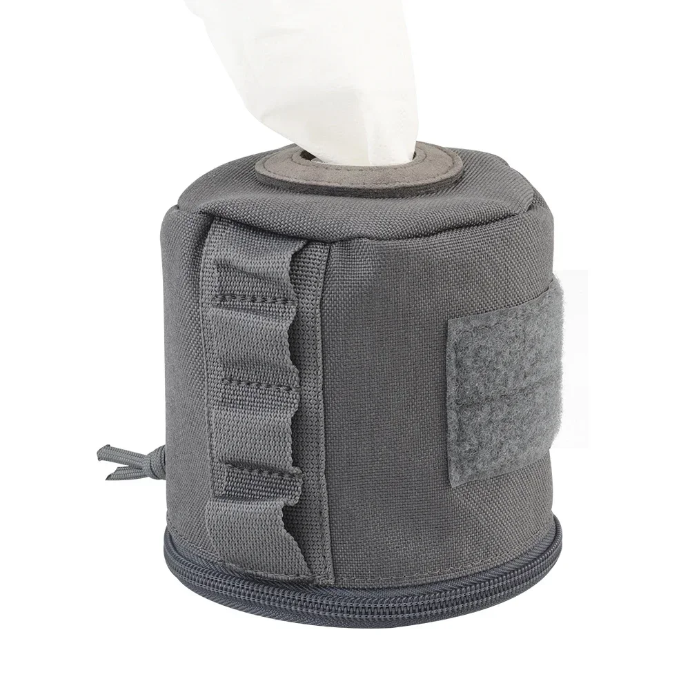 

Tactical Molle Toilet Paper Holder Portable Toilet Paper Dispenser Organizer Camping Outdoor Dust-Proof Roll Paper Storage Bag