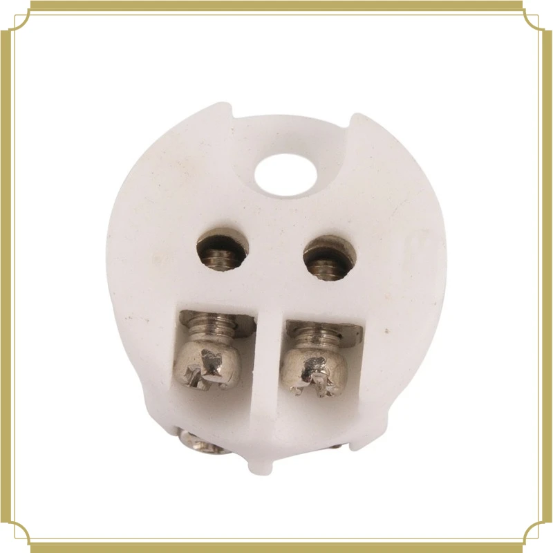 MS09 Ceramic Lamp Holder with 4 Screws, A35 MS09, G6.35 / GX5.3 / G4 Surgical Light Socket