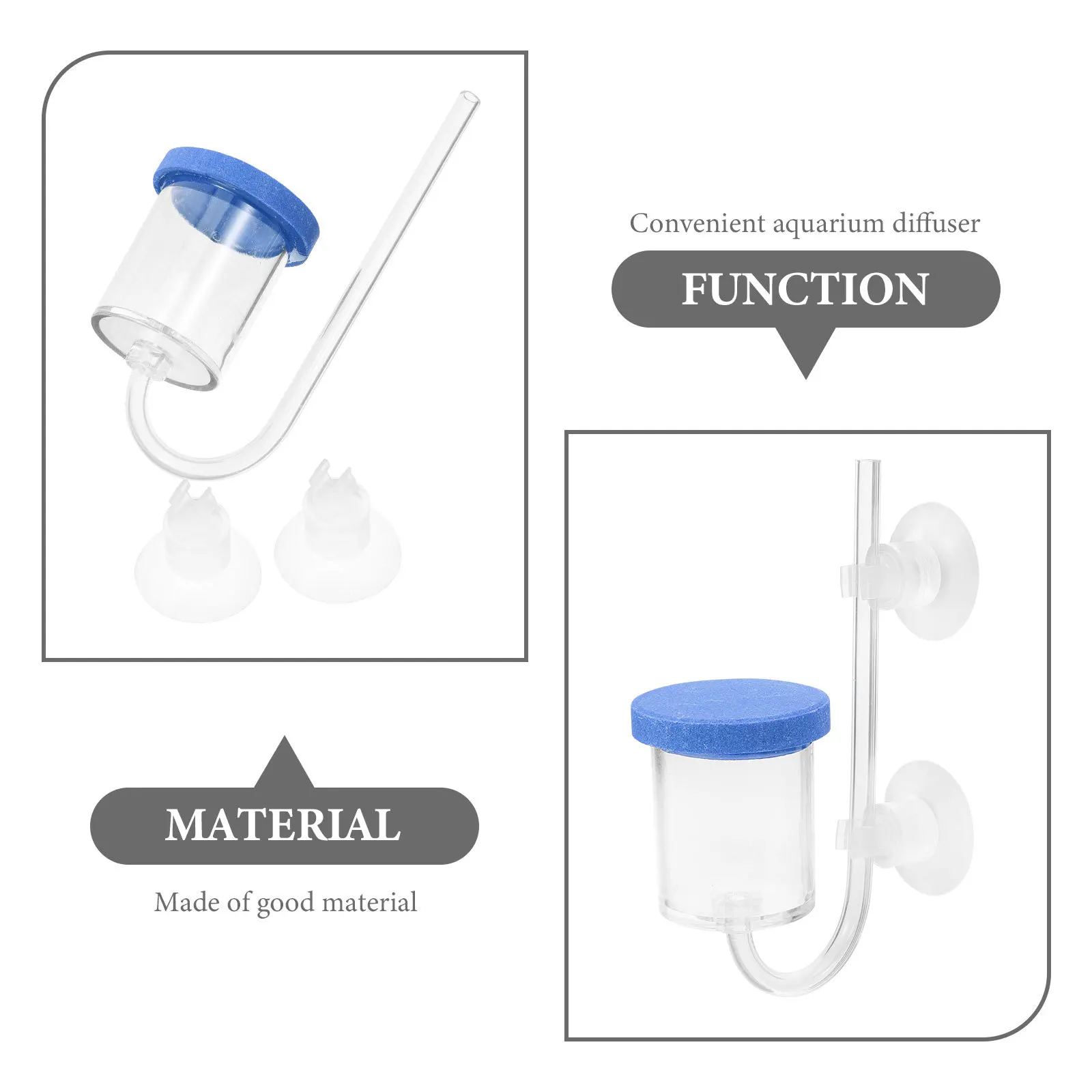 

Aquatic Co2 Fish Tank Parts Oxygenate Aquarium Create Fish Accessories Practical Compact Neat Tidy