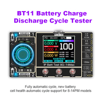 WL BT11 Battery Charge/Discharge Cycle Tester PD Fast Charge for IPhone 8-14PM Battery Repair Electrical Auto-Cycle Testing Tool