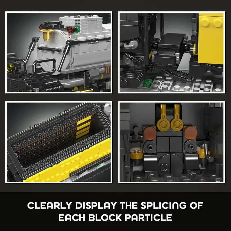 Mould King 12049 Technical Big Boy 4-8-8-4 Steam Locomotive Building Blocks Set American Railway Train Model Collection Gift