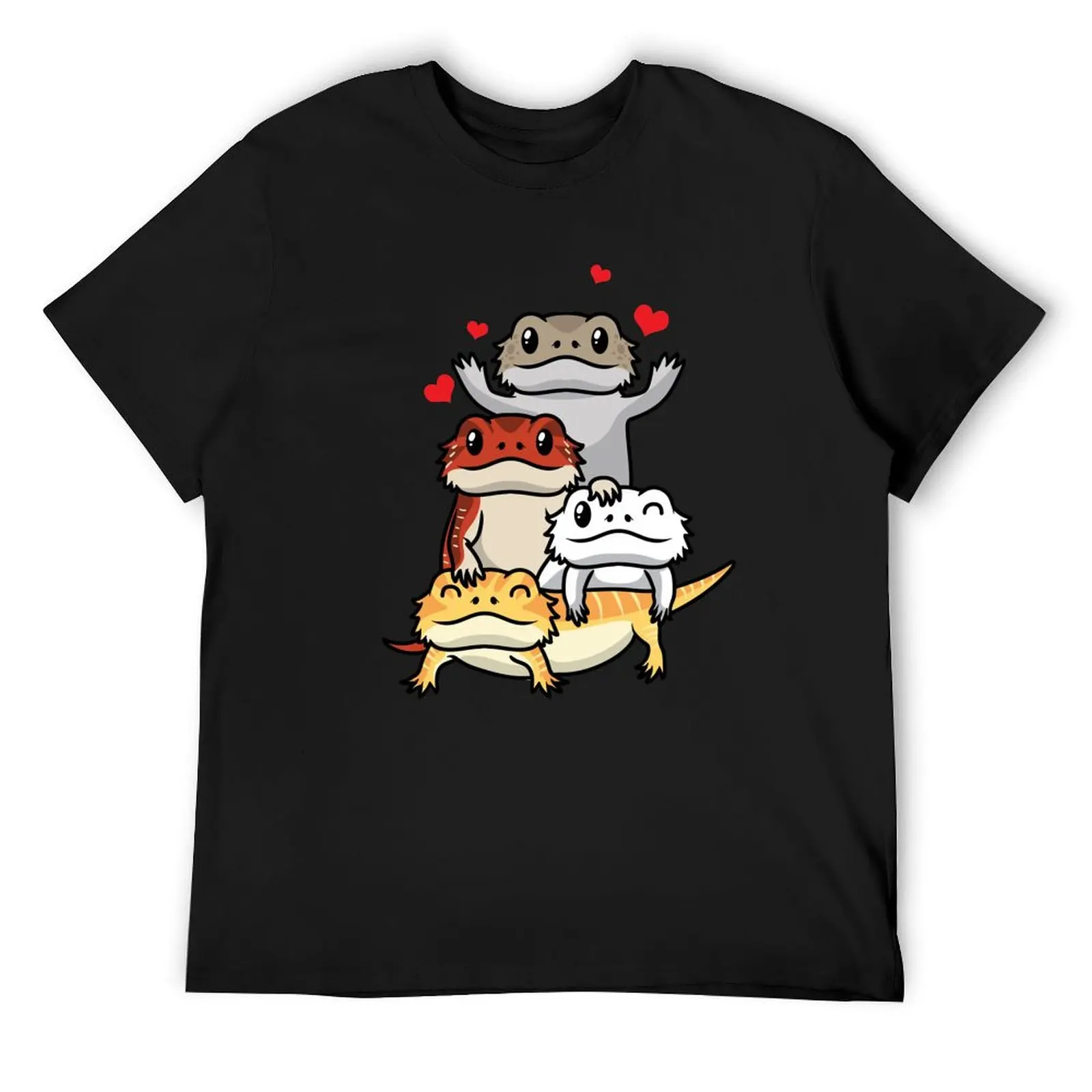 

Cute Bearded Dragon Pogona T-Shirt blanks sports fans basketball graphic tees summer shirt sweat shirts, men