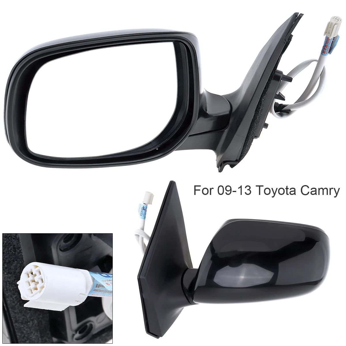 1 Pcs Non-Folding Left Side Mirror Non-Heated Left Hand LH Mirror 87910-02830 Fit for Toyota Corolla 09-13 Cars