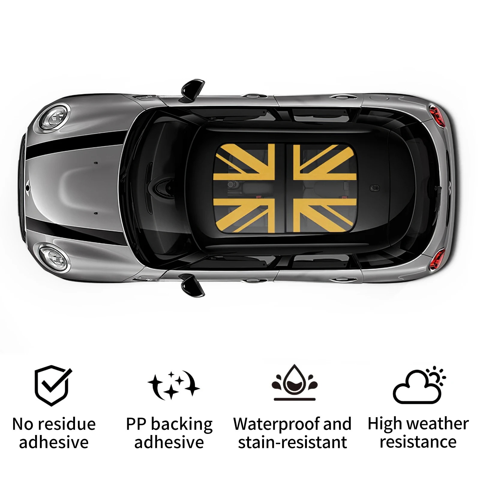 

Наклейки на люк на крыше, оконная пленка, виниловая наклейка на солнцезащитный козырек для BMW MINI Cooper E J01 EV Electric 2025, авто наклейка