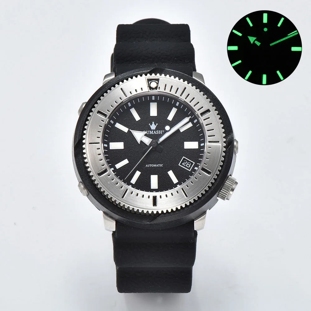 Reloj PROSPEXX Monster nh35 de 45mm con correa de goma movimiento automático japonés genuino NH35 SNE499P1/S23633J1 puede personalizar el logotipo