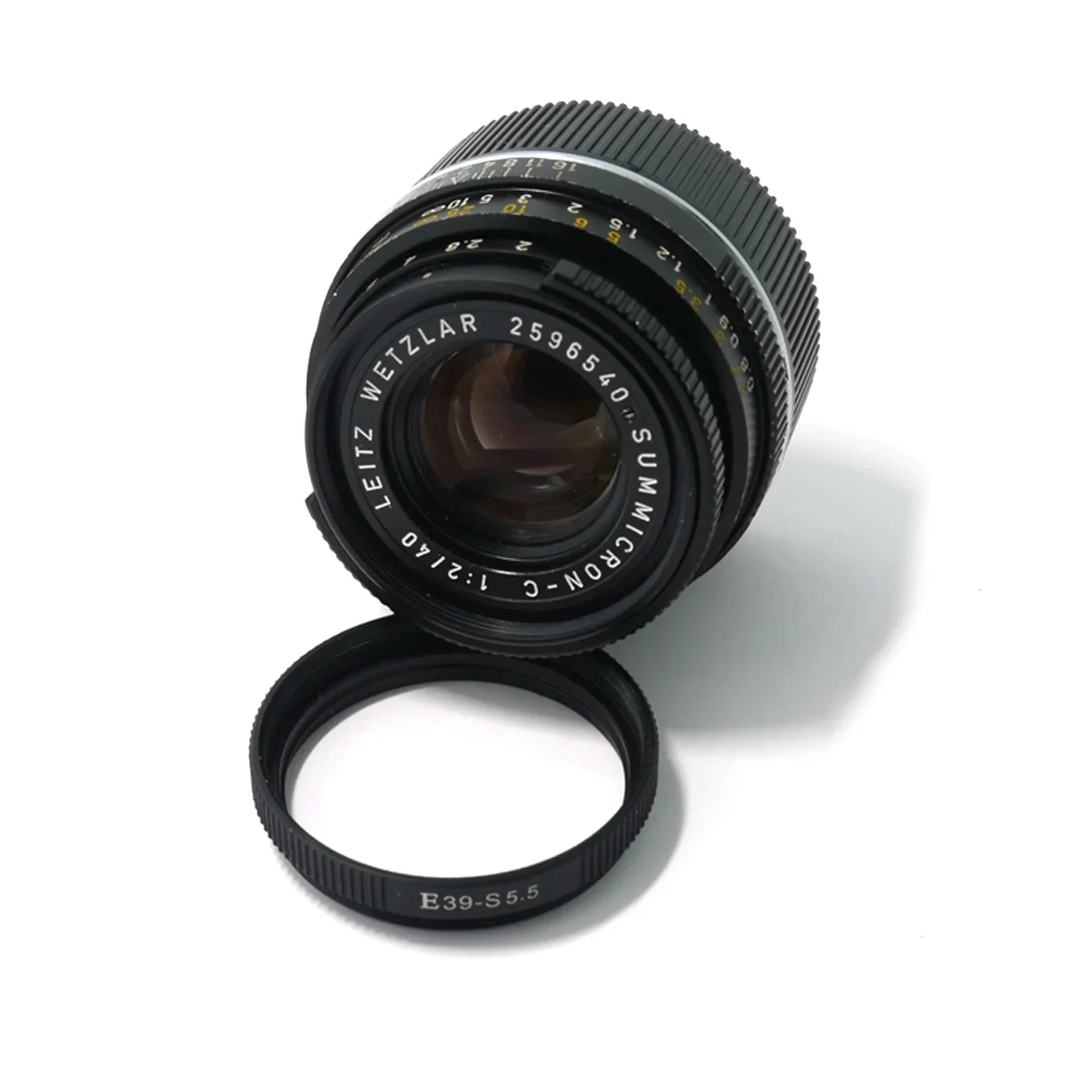 New Adapter for Leica E39 Filter - Summicron-C (S5.5) Lens Mount Adapter Ring