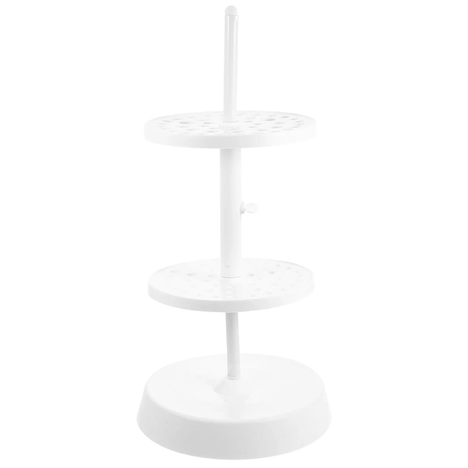 Plastic Round Pipette Stand Holder Vertical Laboratory Pipette Rack Stable Rotatable Rack Compact Laboratory Equipment Universal