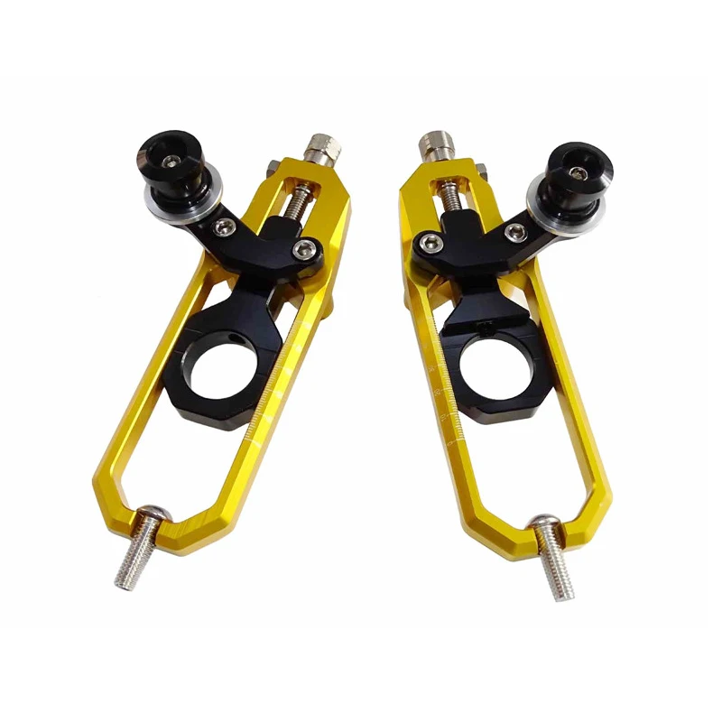 waase Motorcycle CNC Aluminum Chain Adjusters with Spool Tensioners Catena For Suzuki GSXR1000 GSXR 1000 K7 K8 2007 2008