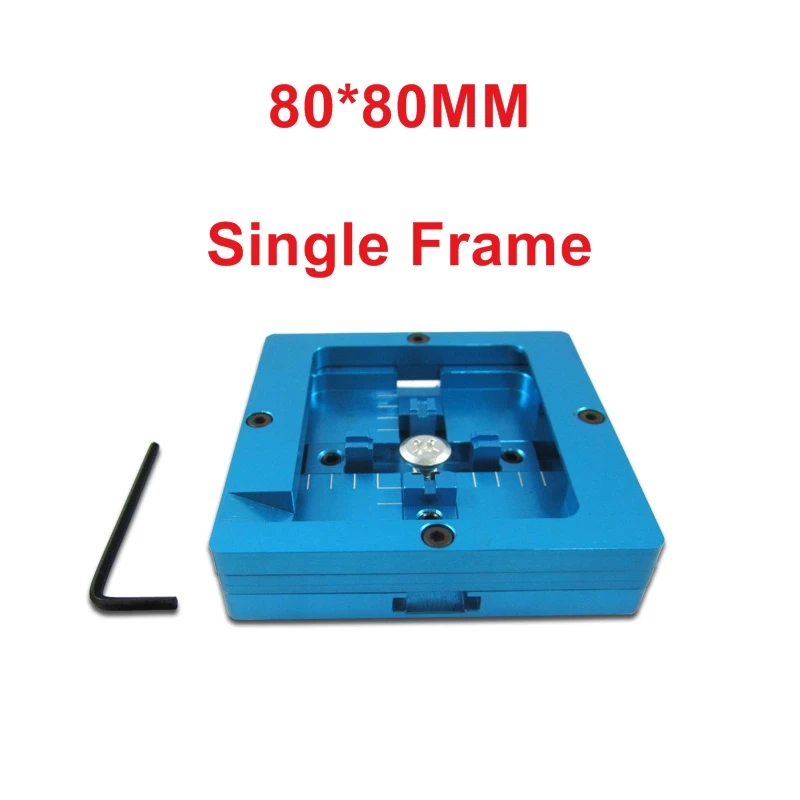 80*80mm BGA Reballing Station Reball Jig Repair Stencil Fixture Base Single Frame Double Frame Optional