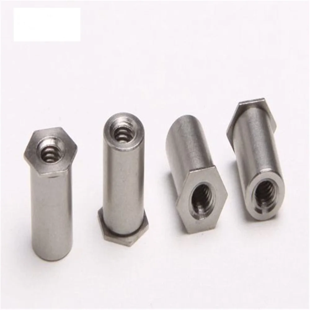 Imagem -02 - Self Clinching Crimped Server Cabinet Sheet Metal Bso-m518 Standoff Hex Rivet Blind Hole Spacer Threaded Bso-m5-18
