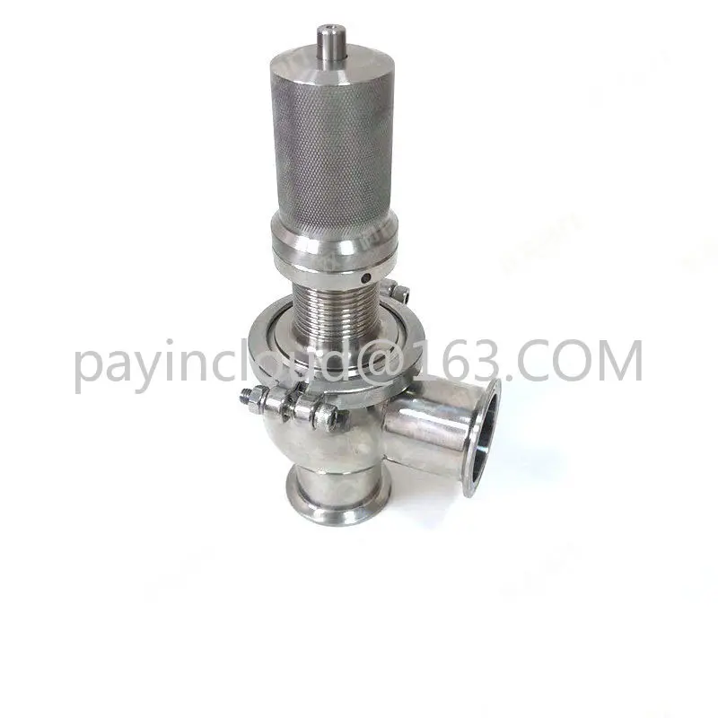 Hygienic Grade Relief A81X-1 Stainless Steel Graduated Overflow Food Grade Adjustable Quick Install Safety Valve