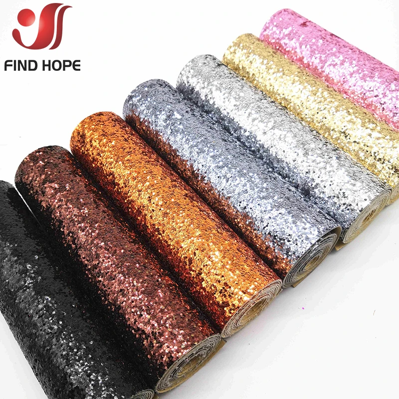 

7.8in x 47in Self Adhesive Chunky Glitter PU Fabric Stairs Wallpaper Sticker Border Craft Sticker Decor DIY Earrings Material