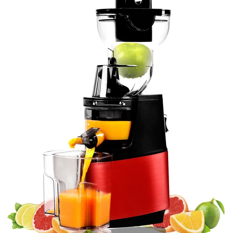 

SAVTM 90mm Large-caliber Slow Electric Juicer Machine Slag Juice Separation Automatic Orange Juicer Blender Soymilk Maker JE-35