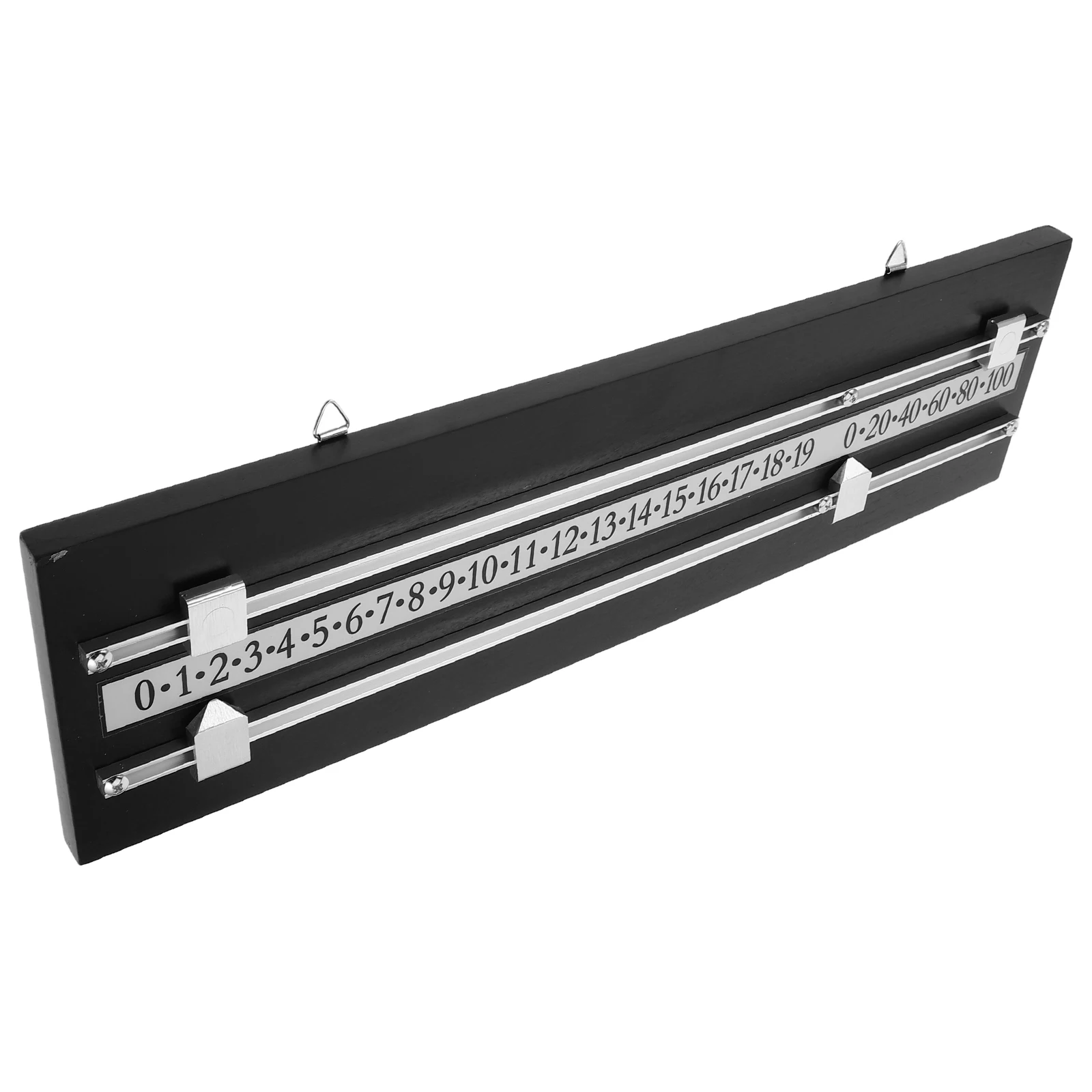 

1Set Wall Hanging Billiards Scoreboard Double Sliding Track Snooker Score Keeper Space-Saving Game Room Score Counter