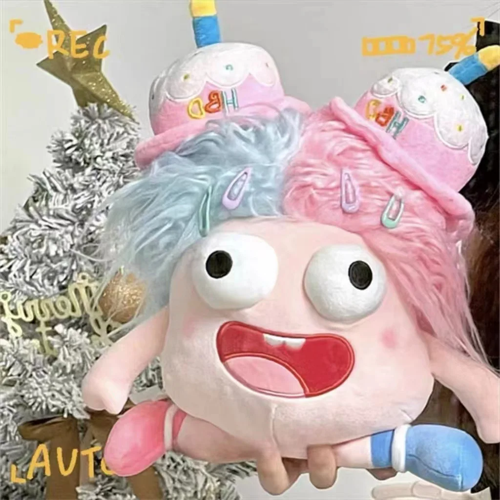 Internet celebrity dopamine eye popping crazy doll plush toy plush toy soft cute doll funny pillow spot wholesale