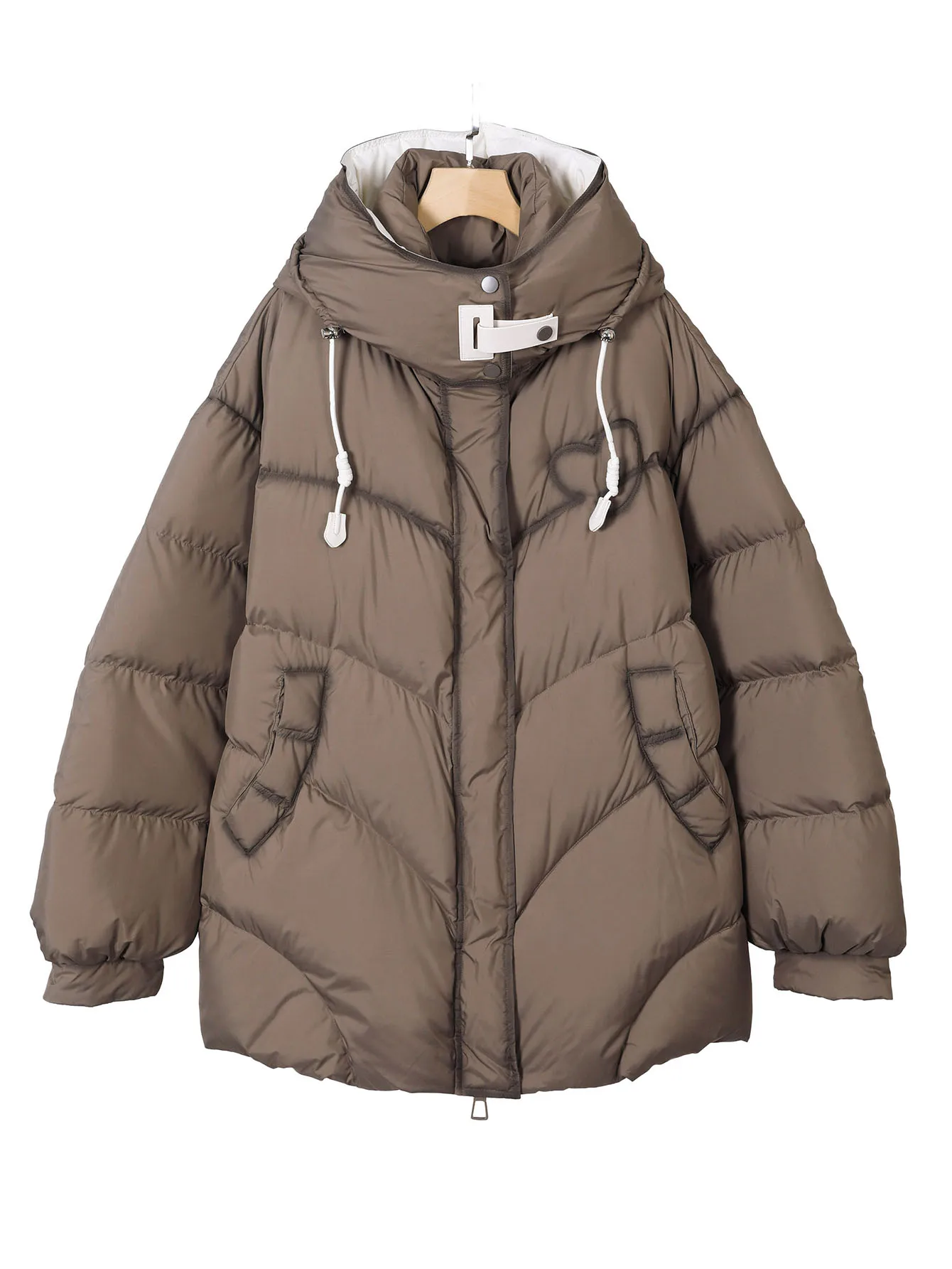 

Plus Size Tops Luxury Spray color Women's Winter Puffer Coat Vest Brand Warm down Jacket with hood Clothing