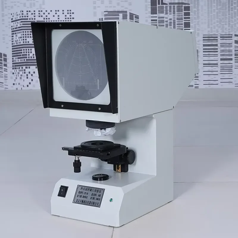 for Impact Specimen Notch Projector 50X Benchtop Optical Measuring Instrument V U Testing GB T 229 Metal Testing