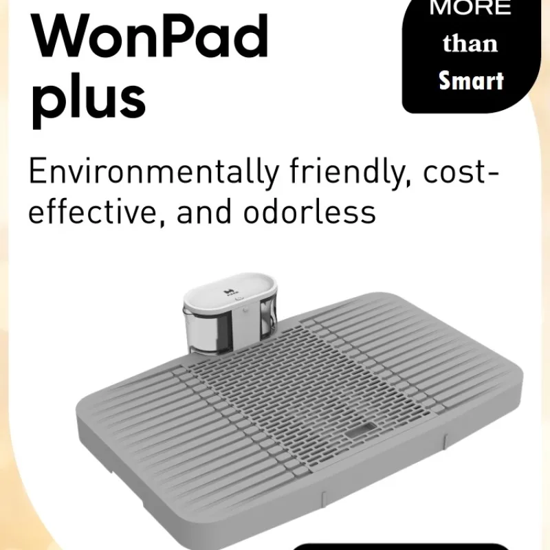 

WonPad Smart Dog Potty Free from Disposable Pee Pads!Automatical Pee Sensing! Smart Pee Collecting with Low Carbon Emissions