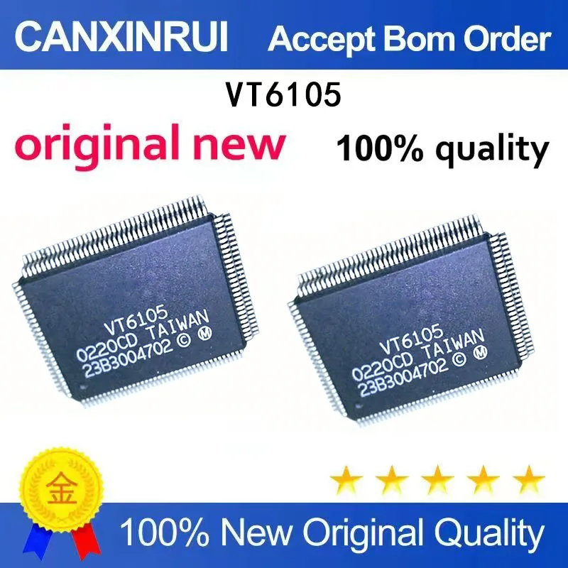 

（5-100 pieces）VT6105LOM VT6105 LOM VT6105L0M New TQFP-128