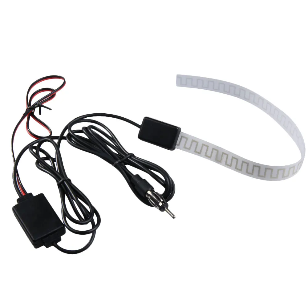 Car Hidden Antenna Car Windshield Window Glass Adhesive Mount Antenna Car Electronic Radio Antenna for Cars Truck Motorcycle SUV