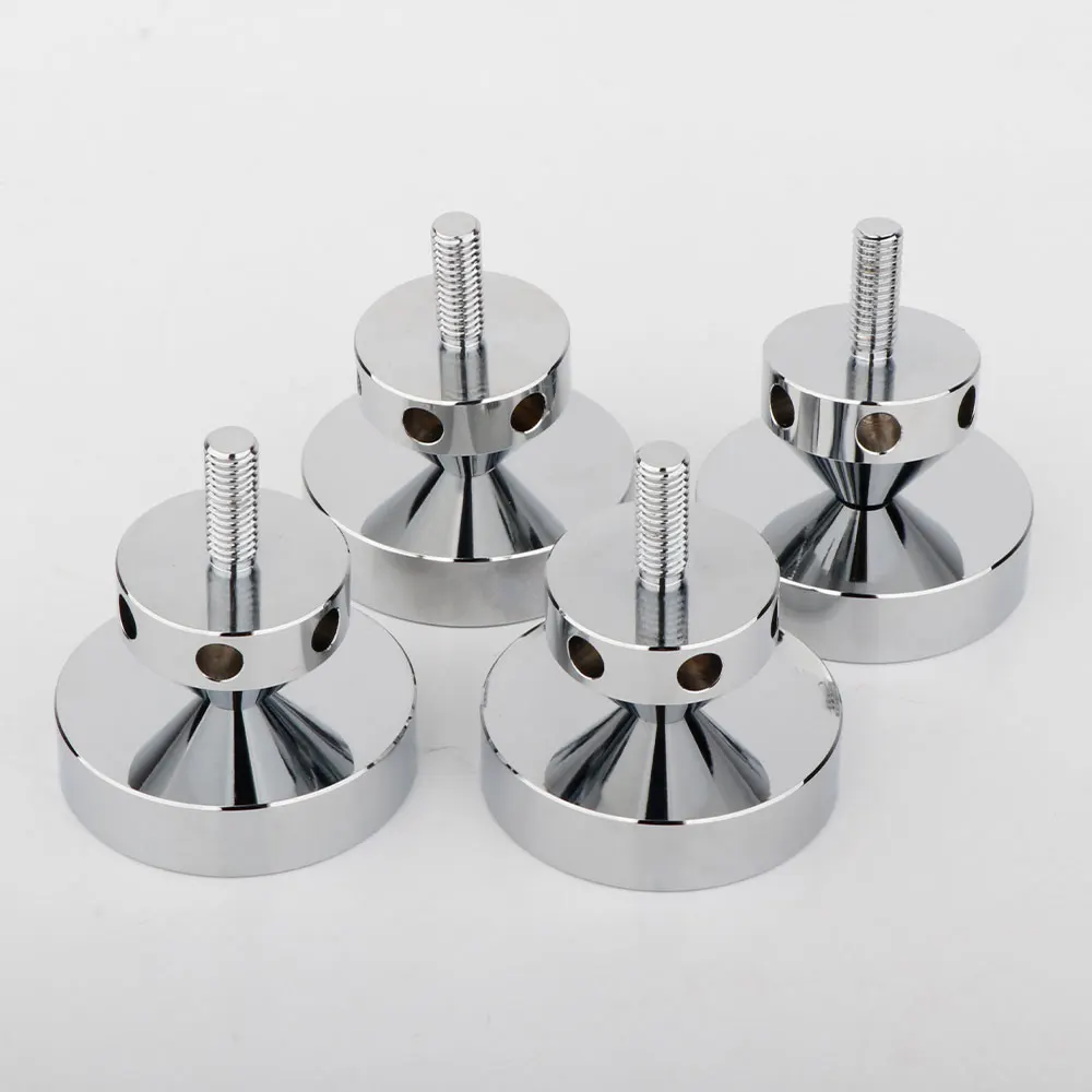 SP0045 Hifi Audio 4pcs Speaker AMP DAC CD Spike Base Pad Isolation Feet Improve Sound 40MM*45MM