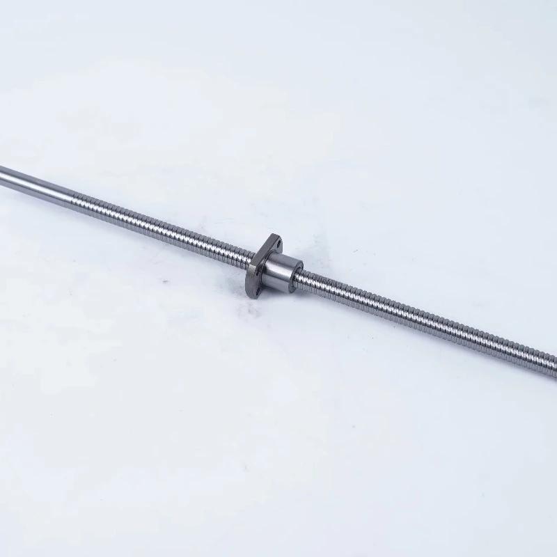 Custom numerical control ball screws SFU1610 bearing balls and nuts 3000mm