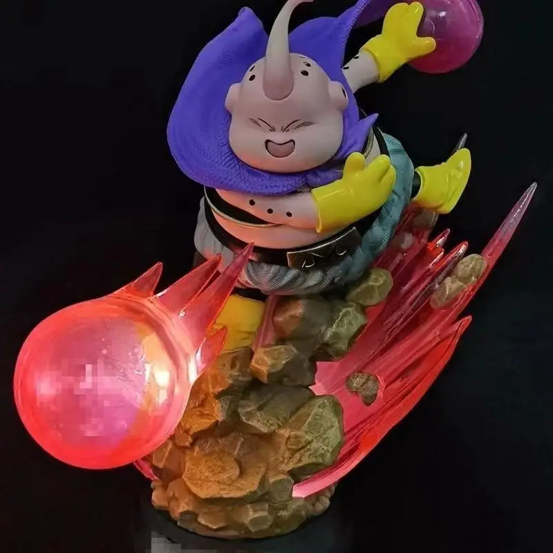 

Dragon Ball 14cm WCF Series Fat Buu Energy Blast Figure Can Light Up Cartoon Anime Merchandise Model Collectible Toy Gift