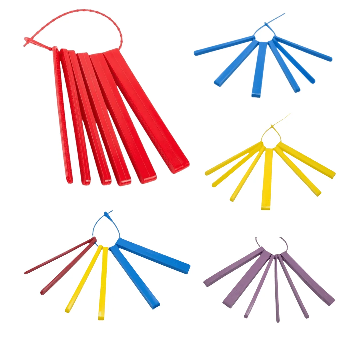 

6pcs Professional Dental Bite Blocks Exerciser for Tongue Muscle Training Essential Tool for Speech Therapy And Sensory Training